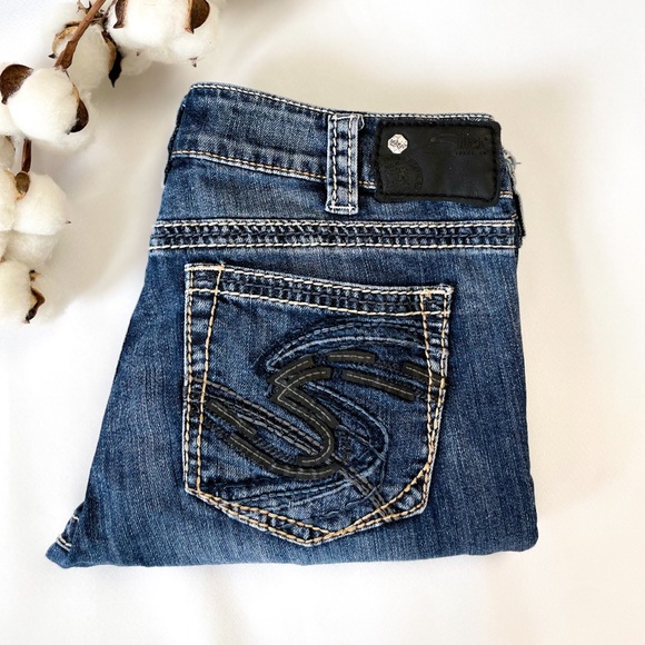 Silver Jeans Denim - Sz 30 SUKI Capri Silver Jeans